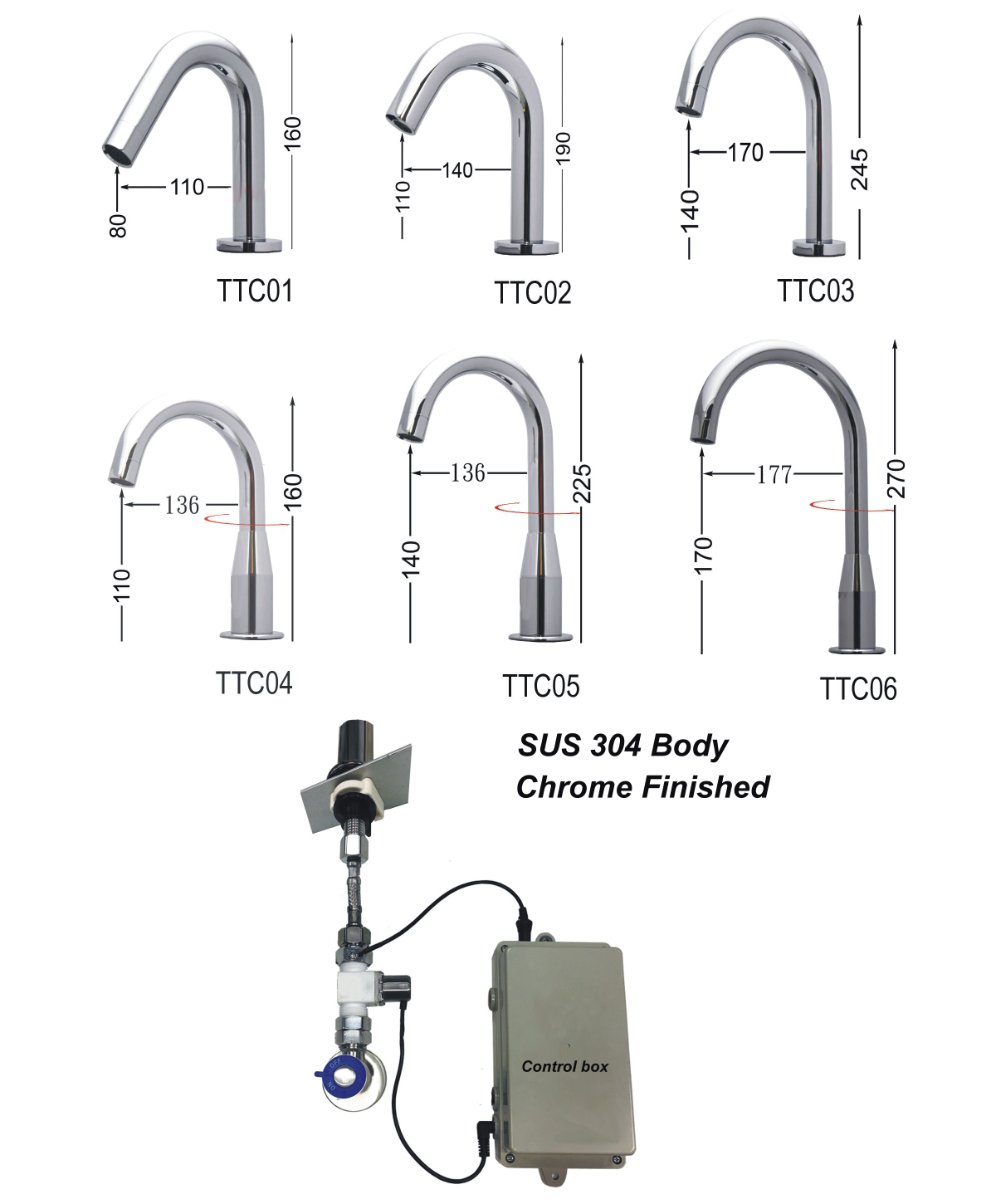 Touch Commercial Electric Faucet Pookoo Manufacturer And Supplier   Ttc 1 